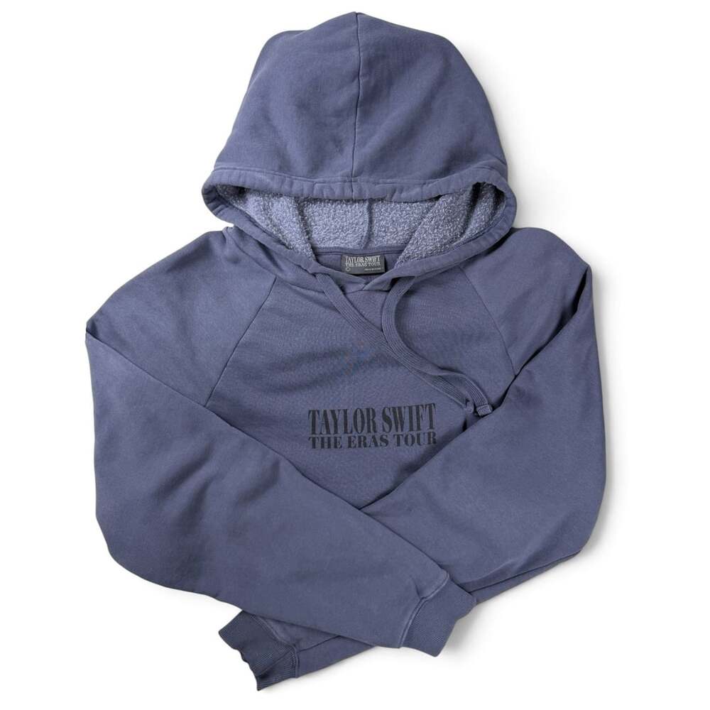 Taylor Swift The Eras Tour Hoodie Washed Blue Size - L